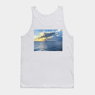 Sunset On the Caribbean Sea Tank Top